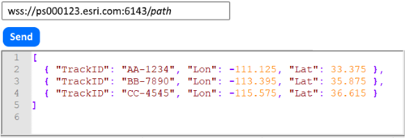 配列に 3 つのイベント レコードを含む汎用 JSON のブロック 配列に 3 つのイベント レコードを含む汎用 JSON のブロック